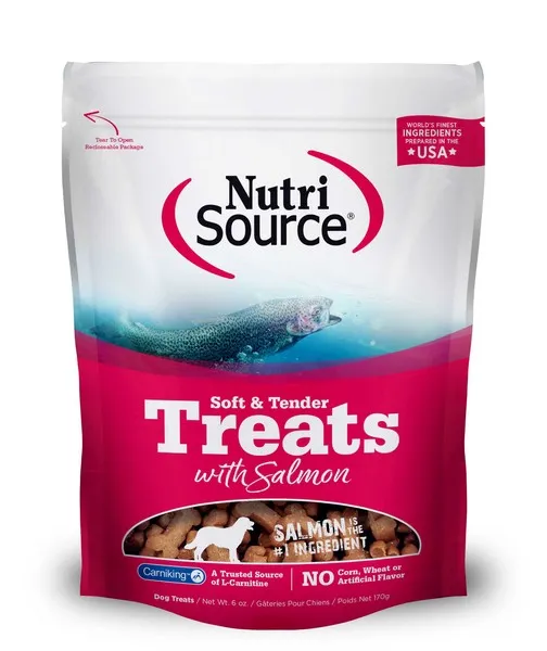 6 oz. Nutrisource Soft Salmon Treats - Health/First Aid